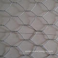 Hexagonal wire mesh with galvanized, PVC wire
